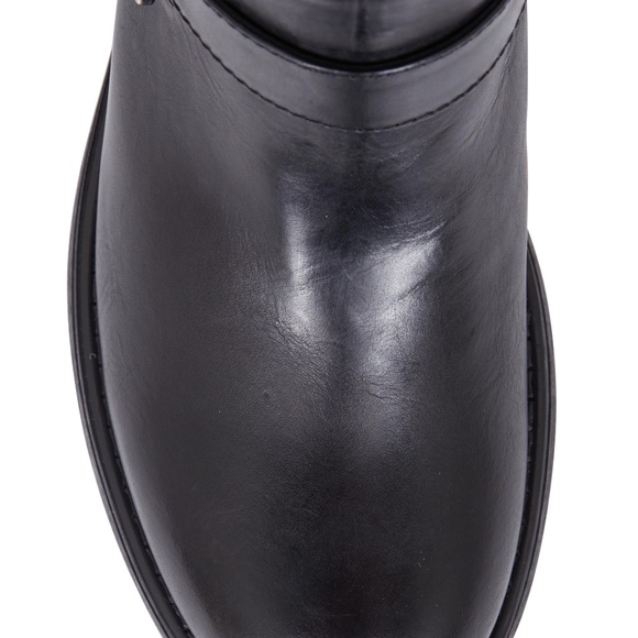 Aquatalia Black Quilted Leather Moto Boot NWOT 8.5 - Picture 8 of 12